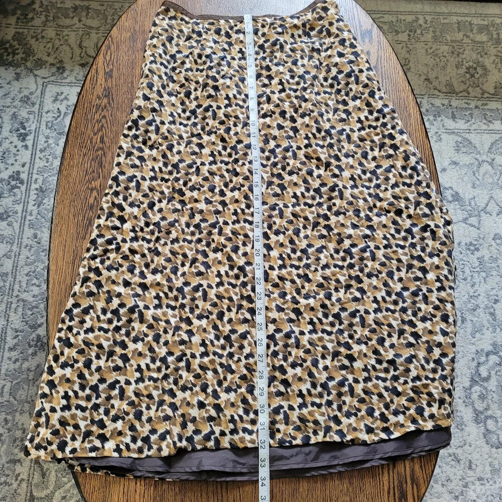 Talbots Midi Length A-Line Multi-Color Pattern Li… - image 8